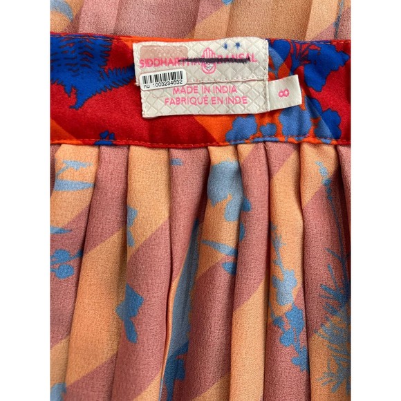 Anthropologie Red and Blue Maxi Skirt - Picture 9 of 12